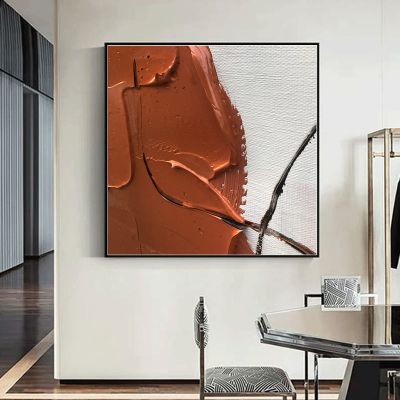 100% Hand-Painted Original Art Oil PaintingLarge Acrylic Painting,Hand-Painted Color AbstractColorful Painting Original, 30X30" Frameless Unstretched Painting