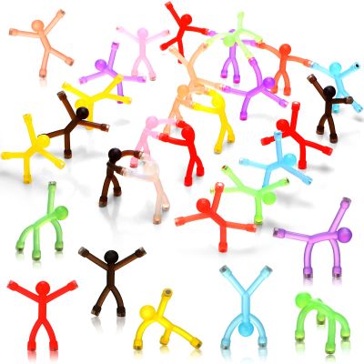 30 Pcs Humanoid Magnetic Toys Colorful Fidget Toys for Adults Hobbies Crafts Cute Novelty Man Fridge Magnets Men Refrigerator Magnets for Refrigerator, Door, Office Fun(Funny Style)