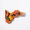 Tenerife Spain 3D Map-Shaped Fridge Magnet Souvenir Gift,Resin Handmade Tenerife Refrigerator Magnet Home & Kitchen Decoration Collection view 3