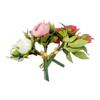 10" Artificial Flowers Real Touch Peony Bundle Silk Floral for DIY Wedding Ceremony Bridal Bouquets Home Decor view 3