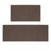Braiton Kitchen Mat Comfort Anti-Fatigue Floor Mat Thick Waterproof Washable Non Slip Rubber Padded Kitchen Sink Mats 2 PCS Heavy Duty Comfort Standing Mats,Brown,45X75cm+45X150cm view 1