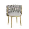 XINDAR Dining Chair, Nordic Metal Dining Room Chairs Velvet Armless Dining Chairs for Restaurant (1, Light Gray) view 1