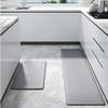 Braiton Kitchen Mat Comfort Anti-Fatigue Floor Mat Thick Waterproof Washable Non Slip Rubber Padded Kitchen Sink Mats 2 PCS Heavy Duty Comfort Standing Mats,Red,45X75cm+45X120cm view 2