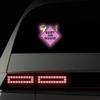 Baby on Board Sticker for Cars, Nouiroy 2PCS Crocodile Pattern Kids on Board Strong Reflective Cute Alligator Baby in Car Decals and Stickers Baby Car Window Bumper Sign Auto Vinyl Sticker, Purple view 2