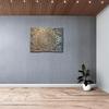 BHDecor Home Wall Decor  Multilayered Laser Cut Carved Elegant Wooden Mandala Hanging MDF Panels for Decoration - Rustic Contemporary Artwork 10.6 x 7.9 inch(27x20cm), Silver/Gold view 4
