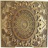 BHDecor Home Wall Decor  Multilayered Laser Cut Carved Elegant Wooden Mandala Hanging MDF Panels for Decoration - Rustic Contemporary Artwork 10.6 x 7.9 inch(27x20cm), Natural Wood view 1