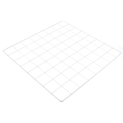 PATIKIL 14"x14" Wire Grid Panel, 1 Pack Wall Grid Decorative Panels Board Photo Pictures Display Decor Hanging Organizer for Home Office, White
