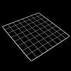 PATIKIL 14"x14" Wire Grid Panel, 1 Pack Wall Grid Decorative Panels Board Photo Pictures Display Decor Hanging Organizer for Home Office, White view 3