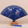 XXZY Handmade Folding Fan Handheld Folding Fan Chinese Style Full Bamboo Hand Fan for Women Portable Craft Fan with Fringe Design Home Decorations Party Party view 2