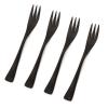 Snplowum 4 Piece Cake Fork, Food Grade 304 Stainless Steel Kitchen Small Tableware Fruit Fork, Mirror 6.29 inch view 1