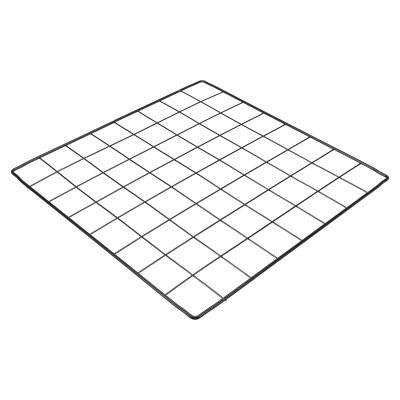 PATIKIL 14"x14" Wire Grid Panel, 1 Pack Wall Grid Decorative Panels Board Photo Pictures Display Decor Hanging Organizer for Home Office, Black