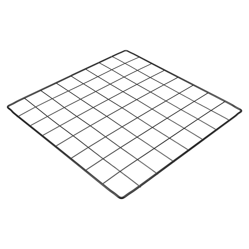 PATIKIL 14"x14" Wire Grid Panel, 1 Pack Wall Grid Decorative Panels Board Photo Pictures Display Decor Hanging Organizer for Home Office, Black