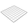 PATIKIL 14"x14" Wire Grid Panel, 1 Pack Wall Grid Decorative Panels Board Photo Pictures Display Decor Hanging Organizer for Home Office, Black view 1