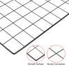 PATIKIL 14"x14" Wire Grid Panel, 1 Pack Wall Grid Decorative Panels Board Photo Pictures Display Decor Hanging Organizer for Home Office, Black view 4
