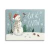 Stupell Industries Let It Snow Magical Snowman in Scenic Snowfield, Design by Victoria Barnes view 1