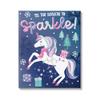 Stupell Industries Season To Sparkle Whimsical Christmas Unicorn Snowflakes, Design by Angela Nickeas view 1