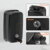 WEWBABY Wall Mounted Soap Dispenser, 1000ml/33.8 fl.oz, Black Metal view 4