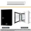 FOMAYKO Aluminum Bathroom Medicine Cabinet with Farmhouse Black Metal Framed 26(H) x30(W) Inches Double Sided Mirror Door Recess or Surface Mount Mirror Cabinet for Bathroom Toilet Kitchen view 2