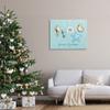 Stupell Industries Season's Greetings Festive Beach Holiday Seashells Hanging,Design by Sharon Lee view 3