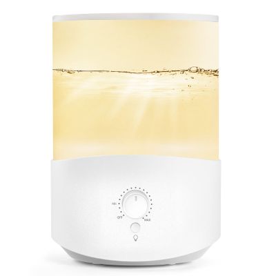 Humidifiers for Bedroom, 2.5L Cool Mist Humidifier, Essential Oil Humdifier for Home, 24dB Quiet for Baby Nursery, Easy to Clean Home Humidifier with Dial Knob Control, BPA-Free, 30 Hours Runtime