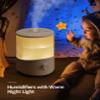 Humidifiers for Bedroom, 2.5L Cool Mist Humidifier, Essential Oil Humdifier for Home, 24dB Quiet for Baby Nursery, Easy to Clean Home Humidifier with Dial Knob Control, BPA-Free, 30 Hours Runtime view 2