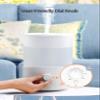 Humidifiers for Bedroom, 2.5L Cool Mist Humidifier, Essential Oil Humdifier for Home, 24dB Quiet for Baby Nursery, Easy to Clean Home Humidifier with Dial Knob Control, BPA-Free, 30 Hours Runtime view 3