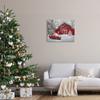 Stupell Industries Red Barn & Truck Powdery Snow Rural Scenery, Design by Lori Deiter view 3