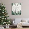 Stupell Industries Merry Christmas Script Gingham Pinecone Botanicals Border, Design by Lady Louise Designs view 3