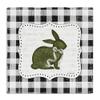 Stupell Industries 'Festive Easter Bunny Ribbon Spring Plaid Pattern', Canvas Art, 24 x 24 Inches, Easy to Hang and Sturdy, Made in USA, by Jennifer Pugh view 1