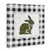 Stupell Industries 'Festive Easter Bunny Ribbon Spring Plaid Pattern', Canvas Art, 24 x 24 Inches, Easy to Hang and Sturdy, Made in USA, by Jennifer Pugh view 2