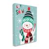 Stupell Industries Let It Snow Jolly Snowman Candy Cane Snowflakes, Design by Jo Taylor view 2