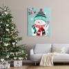 Stupell Industries Let It Snow Jolly Snowman Candy Cane Snowflakes, Design by Jo Taylor view 3