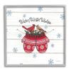 Stupell Industries Warm Winter Wishes Cardinals Perched Festive Mittens, Design by Deb Strain view 1