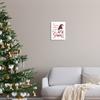 Stupell Industries Let It Snow Winter Sentiment Red Snowflakes Gnome,Design by Lux + Me Designs view 2