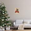 Stupell Industries Dogs Wearing Festive Hats Christmas Tree Truck, Design by Laura Konyndyk view 2