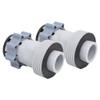 vidaXL Type B Pool Hose Adapters - Set of 2, Enables Connection of 1.5" Pool Hoses to Plunger Valves, Perfect for Pool-Equipment Upgrade view 1