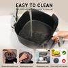 Air Fryer with Rapid Air Circulation, 8 Preset, 5L Digital Air Fryer for Home Use,1400W 60Min Timer And Adjustment Temperature Control,Black view 4