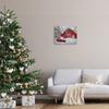 Stupell Industries Red Barn & Truck Powdery Snow Rural Scenery, Design by Lori Deiter, 16 x 20, Gallery Wrapped Canvas view 2