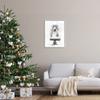 Stupell Industries Snowman Winter Scenery Snow Globe Rustic Detail,Design by Julie Norkus view 2