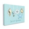Stupell Industries Season's Greetings Festive Beach Holiday Seashells Hanging,Design by Sharon Lee view 2