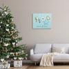 Stupell Industries Season's Greetings Festive Beach Holiday Seashells Hanging,Design by Sharon Lee view 3