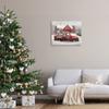 Stupell Industries Tree Farm Red Truck Wintery Snow Flurries, Design by Lori Deiter view 3