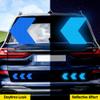 Baby on Board Sticker for Cars, Nouiroy 2PCS Raccoon Pattern Kids on Board Strong Reflective Cute Baby in Car Decals and Stickers Baby Caution Car Window Bumper Sign Auto Vinyl Sticker, Blue view 3