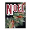 Stupell Industries Vintage Noel Text Snow Dusted Botanicals Pinecones, Design by Heidi Kuntz view 1