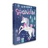Stupell Industries Season To Sparkle Whimsical Christmas Unicorn Snowflakes, Design by Angela Nickeas view 2