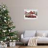 Stupell Industries Tree Farm Red Truck Wintery Snow Flurries, Design by Lori Deiter view 2