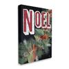 Stupell Industries Vintage Noel Text Snow Dusted Botanicals Pinecones, Design by Heidi Kuntz view 2