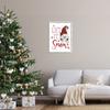 Stupell Industries Let It Snow Winter Sentiment Red Snowflakes Gnome,Design by Lux + Me Designs view 2
