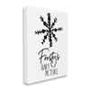 Stupell Industries Humorous Frosty Snowman Snowflake Drawing Typography, Design by Susan Ball view 2