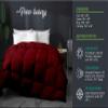 9.8 NEWTON Box Stitched All Season Down Alternative Comforter 1000-TC 100% Microfiber Cotton with Corner Tabs Eastern King Size Quilt Set Bedspread 128x120 Solid/Plain Comforter Set view 2